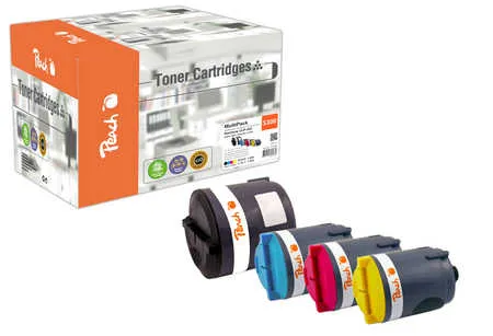 Peach Multipack , compatible avec
 CLP-P300A/ELS, CLP-P300C/ELS Samsung CLX-3160 FN