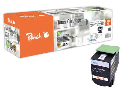Peach  Toner Module cyan, compatible avec
 C540H2CG Lexmark C 543 DN