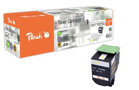 Peach  Toner Module jaune, compatible avec
 C540H2YG Lexmark C 543 DN