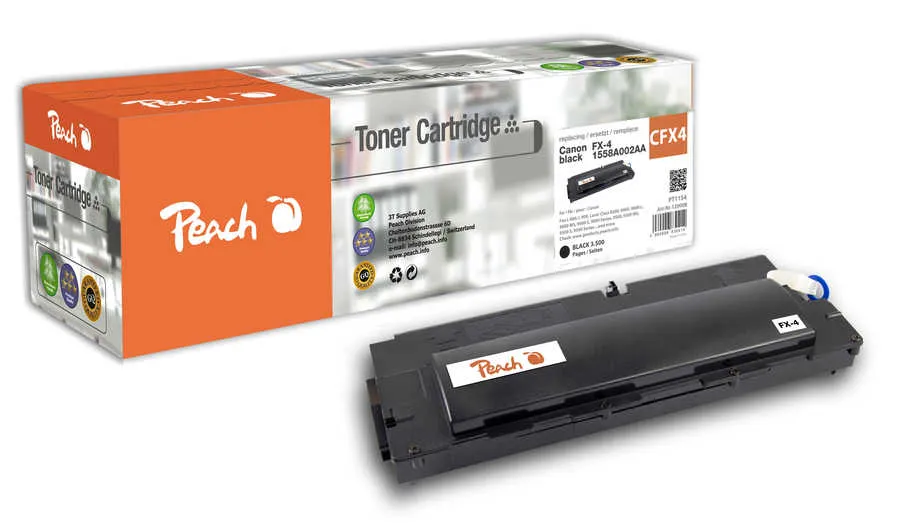 Peach  Toner Module noire, compatible avec
 FX-4, 1558A002AA Canon Laser Class 9500 MS