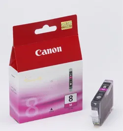Original Cartouche d'encre magenta originale
 CLI-8M, 0622B001, 0622B025 Canon Pixma IX 4000