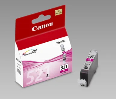 Original Cartouche d'encre magenta originale
 CLI-521m, 2935B001 Canon Pixma IP 4600 X