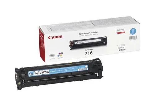 Original Cartouche de toner cyan originale
 CRG-716 C, 1979B002 Canon iSENSYS LBP-5050 n