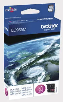 Original Cartouche d'encre magenta originale
 LC-985m Brother DCPJ 125