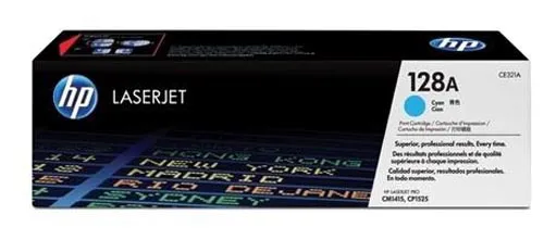 Original Cartouche de toner cyan originale
 No. 128A C, CE321A HP LaserJet Pro CP 1525