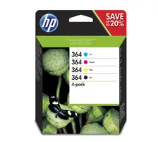 Original Pack combiné des cartouches d'encre originales noire et couleur,
 No. 364, N9J73AE, SD534EE HP PhotoSmart Premium Fax