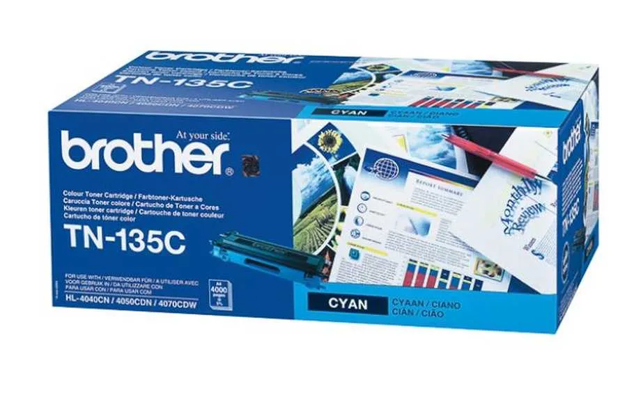 Original Cartouche de toner cyan originale
 TN-135C Brother HL-4070 CDW