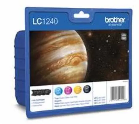Original Encre originale paquet valeur, noir, couleur
 LC-1240VA Brother DCPJ 725 DW