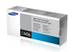 Original Cartouche de toner cyan originale
 CLT-C406S/ELS, ST984A Samsung CLP-360 N