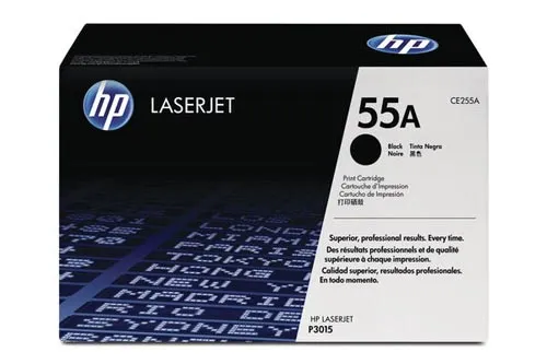 Original Cartouche de toner noir originale
 No. 55ABK, CE255A HP LaserJet Managed MFP M 525 fm