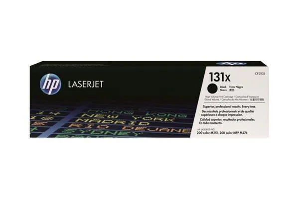 Original Cartouche de toner noir originale
 No. 131X BK, CF210X HP LaserJet Pro 200 Series