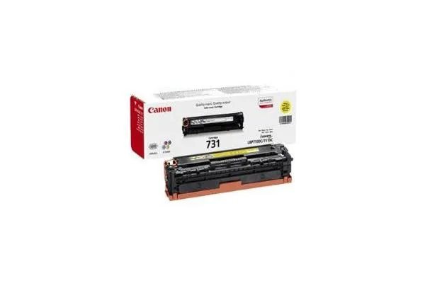 Original Cartouche de toner jaune originale
 No. 731Y, 6269B002 Canon iSENSYS LBP-7100 Series