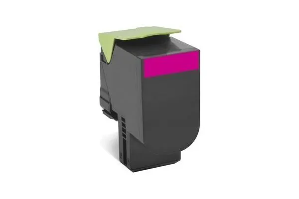 Original Cartouche de toner magenta originale
 80C20M0 Lexmark CX 410 dte