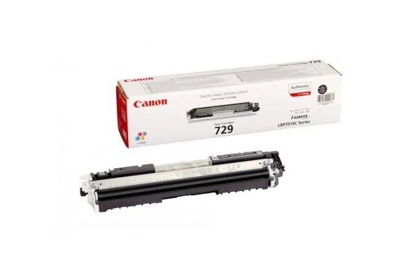 Original Cartouche de toner noir originale
 No. 729BK, 4370B002 Canon iSENSYS LBP-7010 c