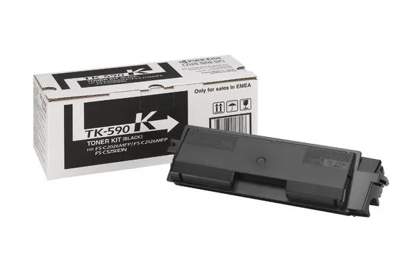 Original Cartouche de toner noir originale
 TK-580K Kyocera FSC 5150 DN