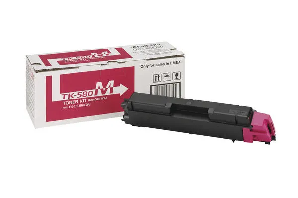 Original Cartouche de toner magenta originale
 TK-580M Kyocera FSC 5150 DN