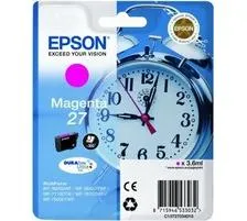 Original Cartouche d'encre magenta originale
 T2703, No. 27 m, C13T27034010 Epson WorkForce WF-3600 Series