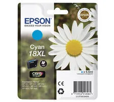 Original Cartouche d'encre cyan originale, XL
 No. 18XL c, C13T18124010 Epson Expression Home XP-302
