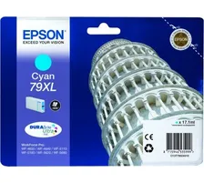 Original Cartouche d'encre cyan originale, XL
 No. 79XL c, C13T79024010 Epson WorkForce Pro WF-4630 DWF