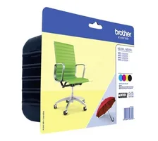 Original  cartouche d'encre Valuepack XXL noir, couleur,
 LC-229XLV Brother MFCJ 5320 DW