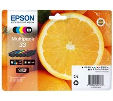 Original e cartouche d'encre Multipack CMJN/Photo noire
 T3337, No. 33, C13T33374011 Epson Expression Premium XP-645