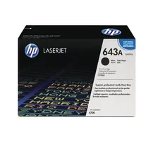 Original Cartouche de toner noir originale
 No. 643A BK, Q5950A HP Color LaserJet 4700 DN