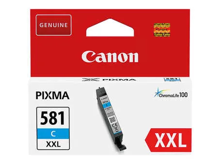 Original Cartouche d'encre cyan originale
 CLI-581XXLC, 1995C001 Canon Pixma TS 9100 Series