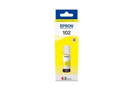 Original e bouteille d'encre jaune
 No. 102 y, C13T03R440 Epson WorkForce STC 2100