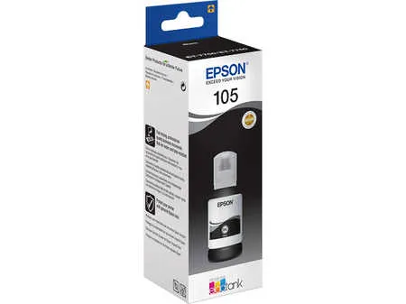 Original e bouteille d'encre originale noire
 No. 105 bk, C13T00Q140 Epson EcoTank ET-7700 Series