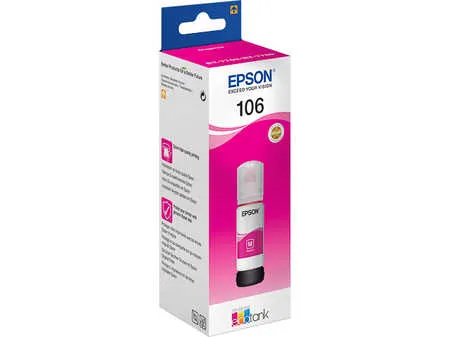 Original e bouteille d'encre originale magenta
 No. 106 m, C13T00R340 Epson EcoTank ET-7700 Series