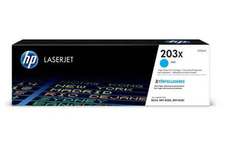 Original Cartouche de toner cyan originale
 No. 203X C, CF541X HP Color LaserJet Pro M 254 dw