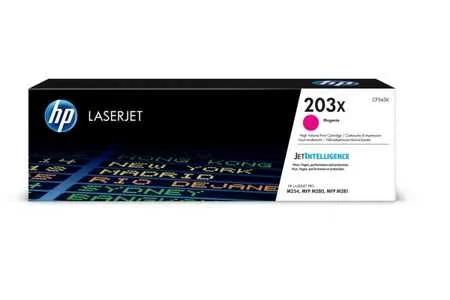 Original Cartouche de toner magenta originale
 No. 203X M, CF543X HP Color LaserJet Pro M 254 dw
