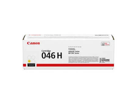 Original Cartouche de toner jaune originale
 CRG-046H y, 1251C002 Canon iSENSYS MF 731 Cdw