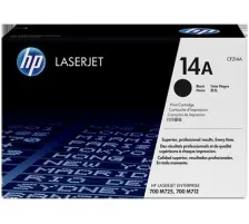 Original Cartouche de toner noir originale
 No. 14A, CF214A HP LaserJet Managed MFP M 725 dnm