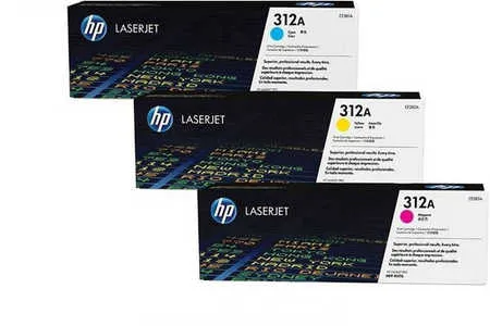 Original  Multipack Toner Cartridges
 No. 312A, CF440AM HP Color LaserJet Pro MFP M 476 dn