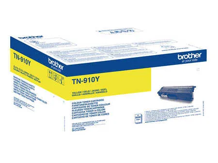 Original Cartouche de toner jaune originale
 TN-910Y Brother HLL 9310 Series