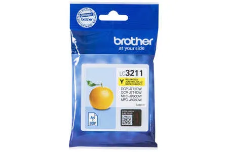 Original Cartouche d'encre jaune originale
 LC-3211Y Brother MFCJ 491 DW