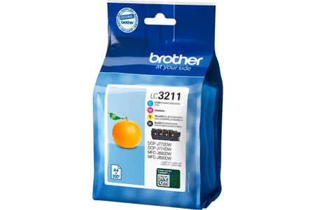 Original e Multipack cartouches d'encre
 LC-3211VALDR Brother MFCJ 491 DW