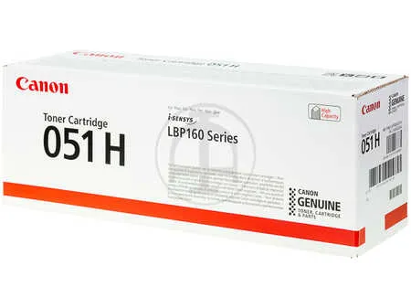 Original Cartouche de toner noir originale
 CRG-051H bk, 2169C002 Canon LBP-162