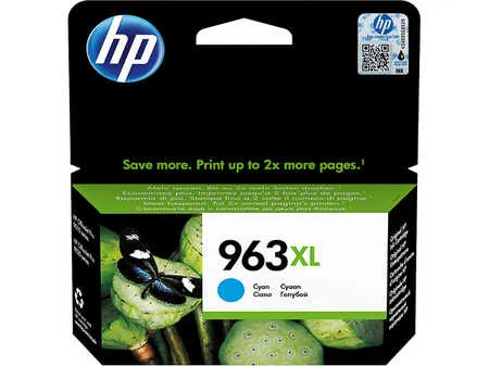 Original Cartouche d'encre cyan originale
 No. 963XL C, 3JA27AE HP OfficeJet Pro 9010 e