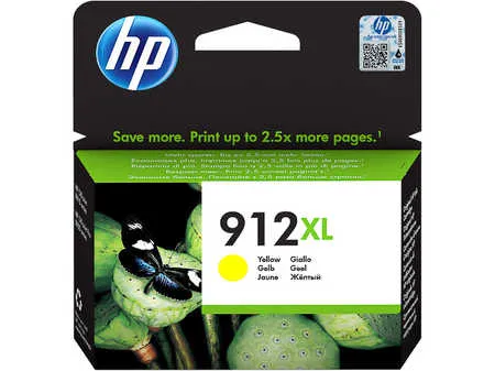 Original Cartouche de toner jaune originale
 No. 912XL Y, 3YL83AE HP OfficeJet 8010