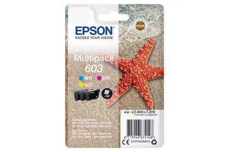 Original e Multipack cartouches d'encre
 No. 603, C13T03U54010 Epson WorkForce WF-2850 DWF