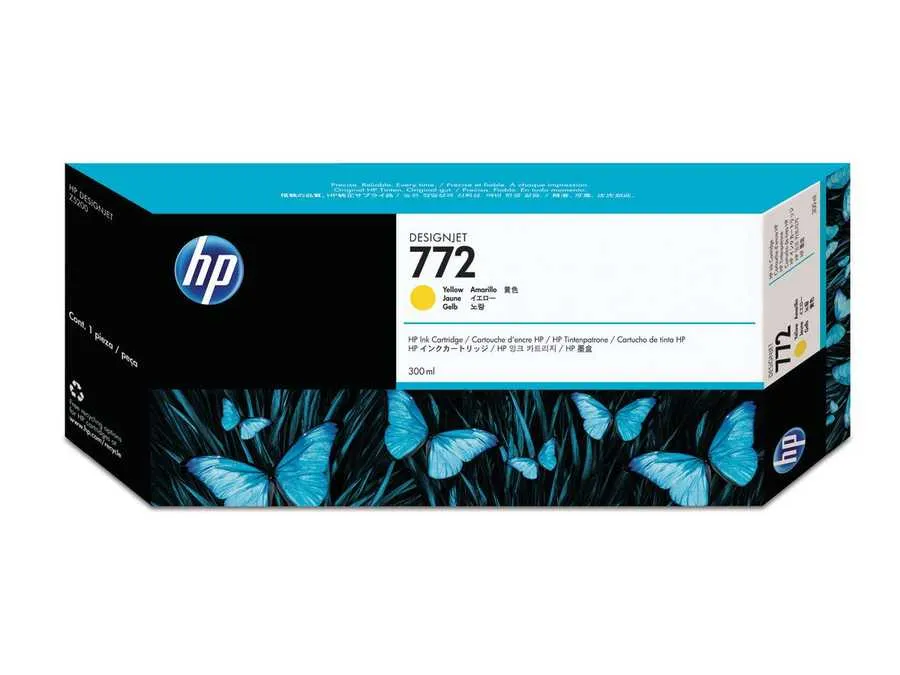 Original Cartouche d'encre jaune originale HP DesignJet Z 5200 PS