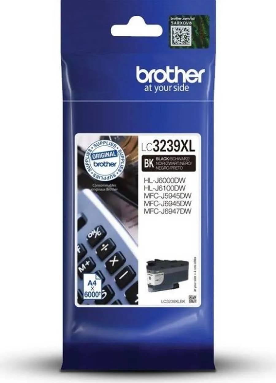Original Cartouche d'encre noire originale
 LC3239XLBK Brother HLJ 6000 DW