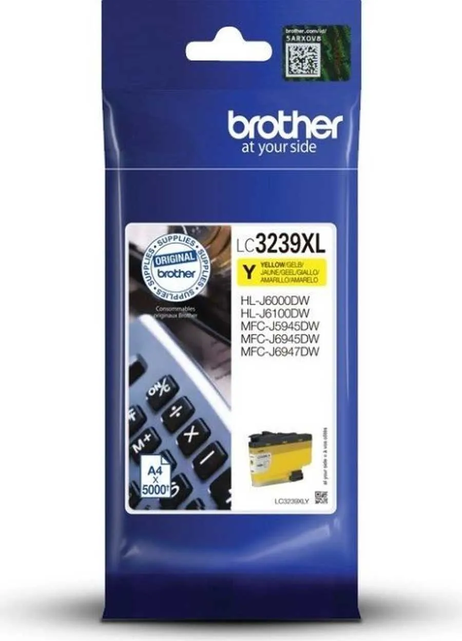 Original Cartouche de toner jaune originale
 LC3239XLY Brother HLJ 6000 DW