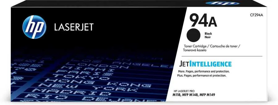 Original Cartouche de toner noir originale
 No. 94A, CF294A HP LaserJet Pro MFP M 149 fw