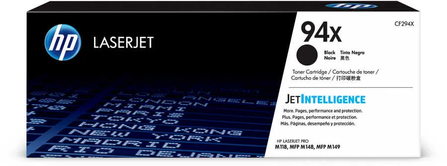 Original Cartouche de toner noir originale
 No. 94X, CF294X HP LaserJet Pro MFP M 149 fw