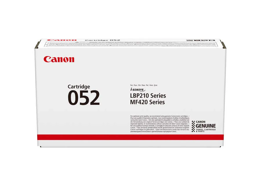 Original Cartouche de toner noir originale
 CRG-052 bk, 2199C002 Canon iSENSYS LBP-210 Series