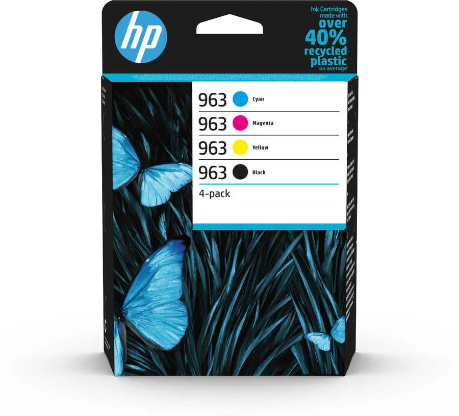 Original e Multipack cartouches d'encre
 No. 963, 6ZC70AE HP OfficeJet Pro 9010 e