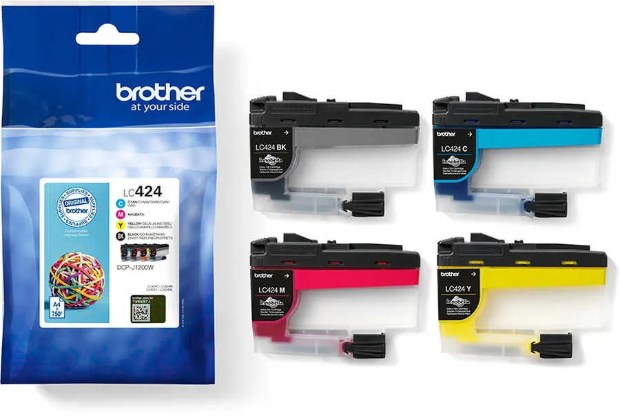 Original e Multipack cartouches d'encre
 LC424VAL Brother DCPJ 1200 DW